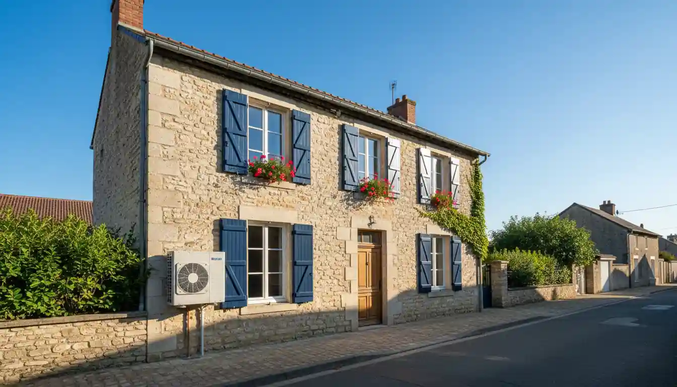 Installation pompe à chaleur à Baugy