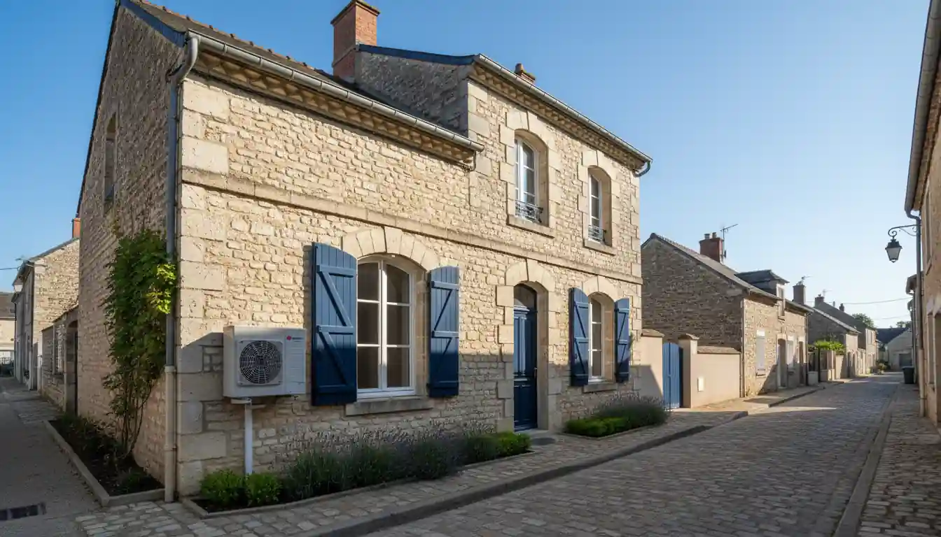 Installation pompe à chaleur à Fussy
