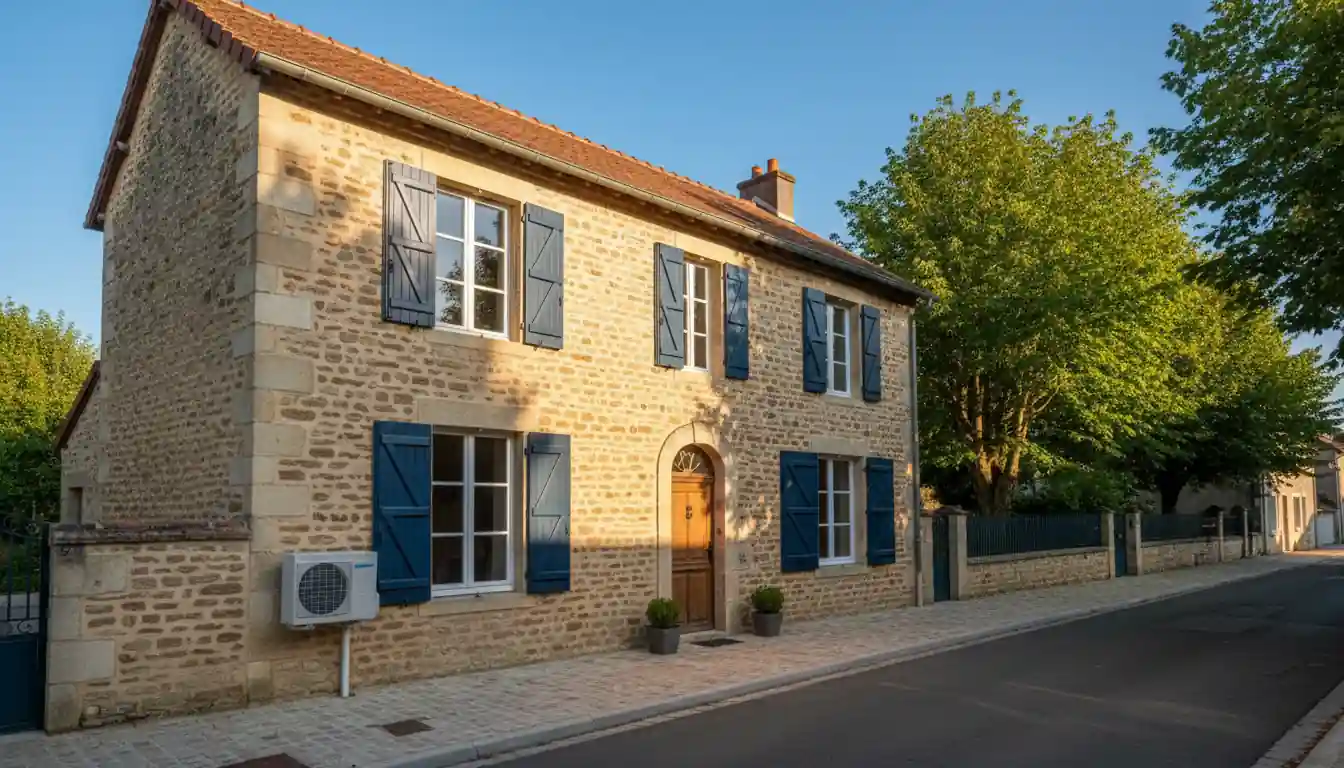 Installation pompe à chaleur à Lignières