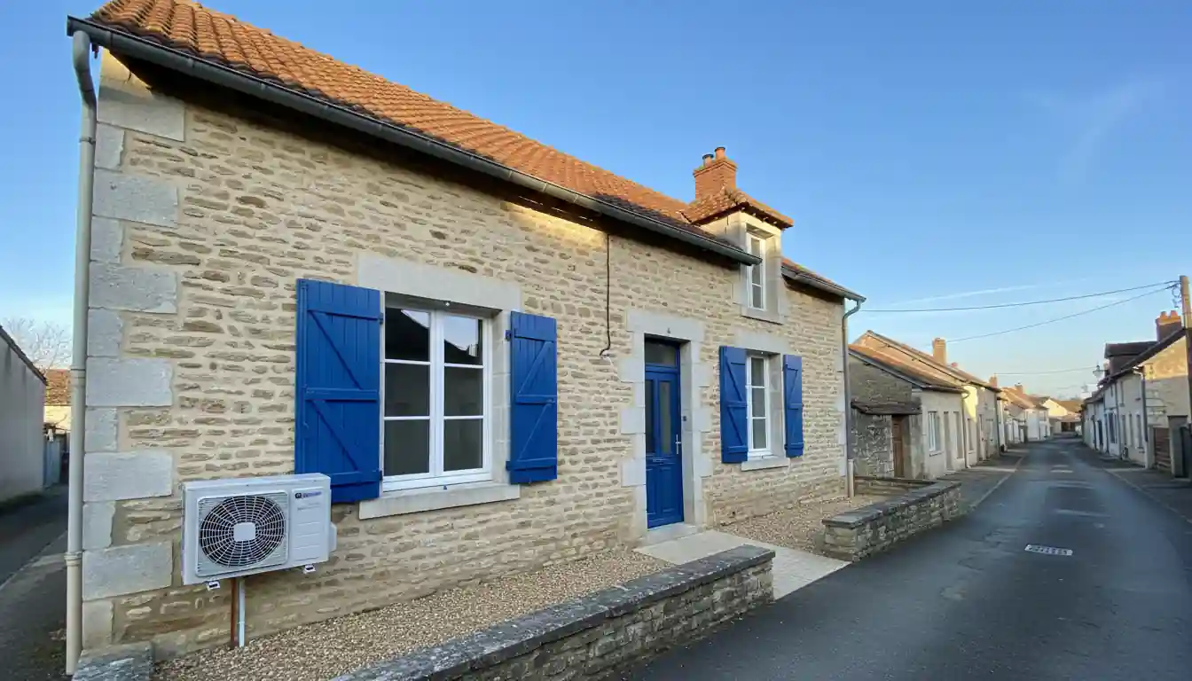 Installation pompe à chaleur à Nérondes